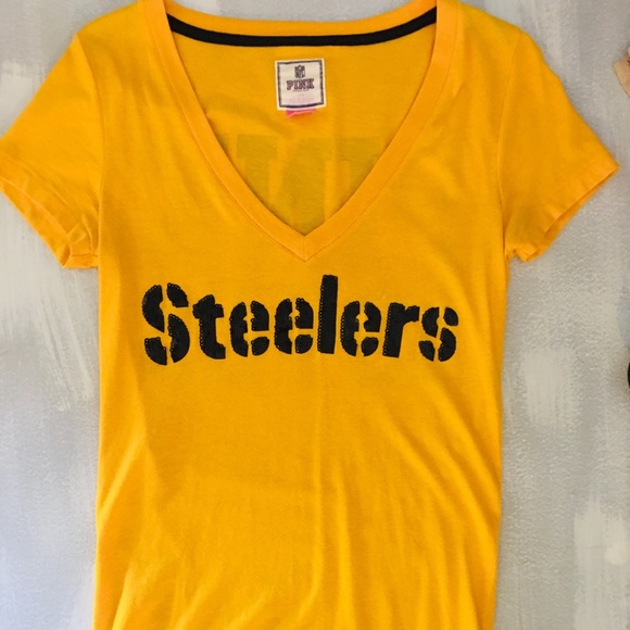 PINK Victoria's Secret Tops - Victoria secret Pink Woman’s NFL Steelers shirt